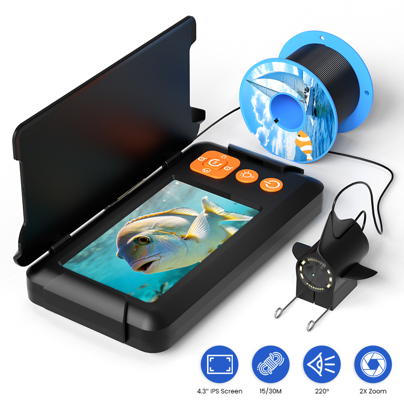 Underwater Camera - Draagbare visvinder met beugel, visuele visvinder